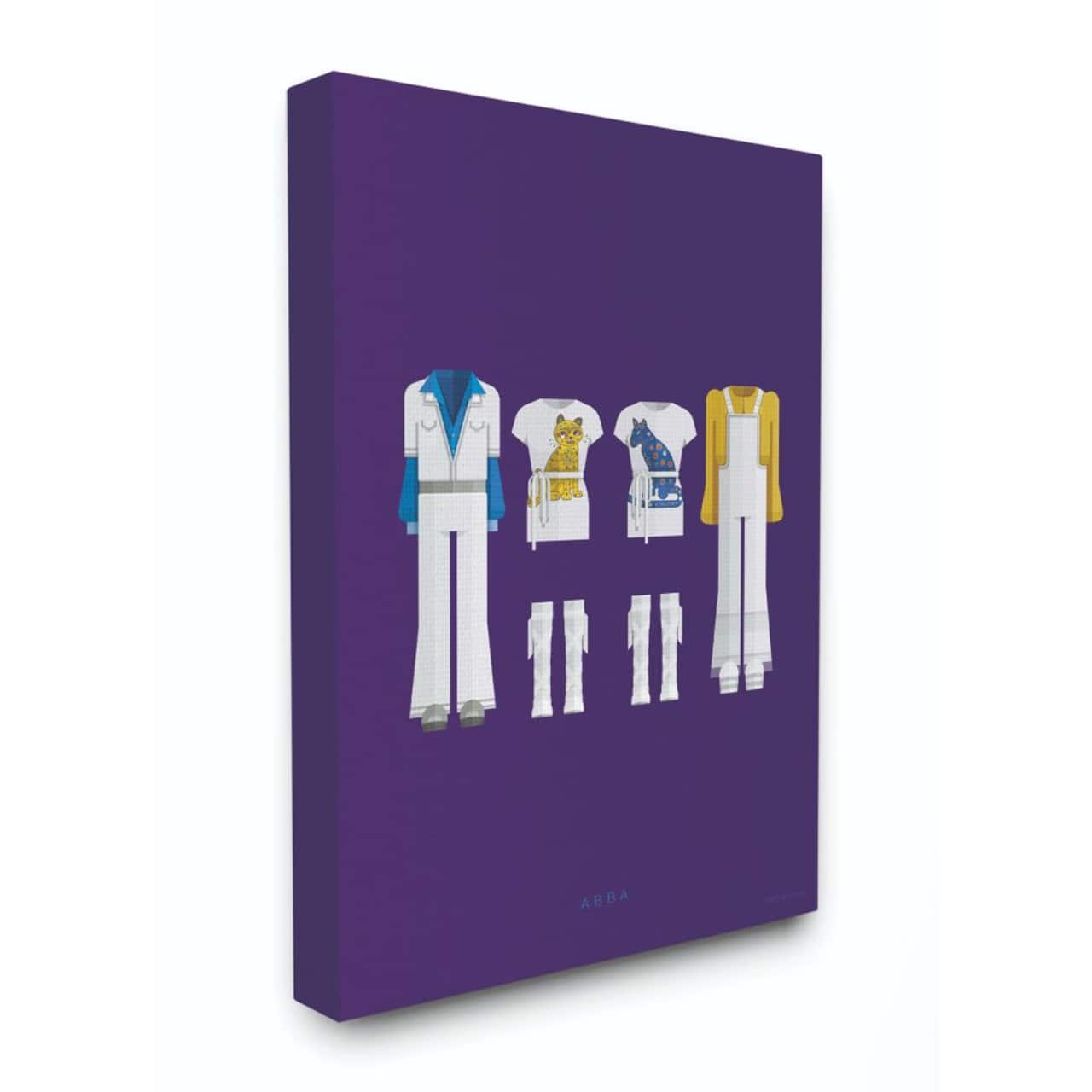 Stupell Industries Abba Modern Fashion Design Canvas Wall Art